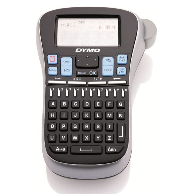 Štítkovač DYMO LM 260. Ručný štítkovač na kazety typu D1 od firmy DYMO.